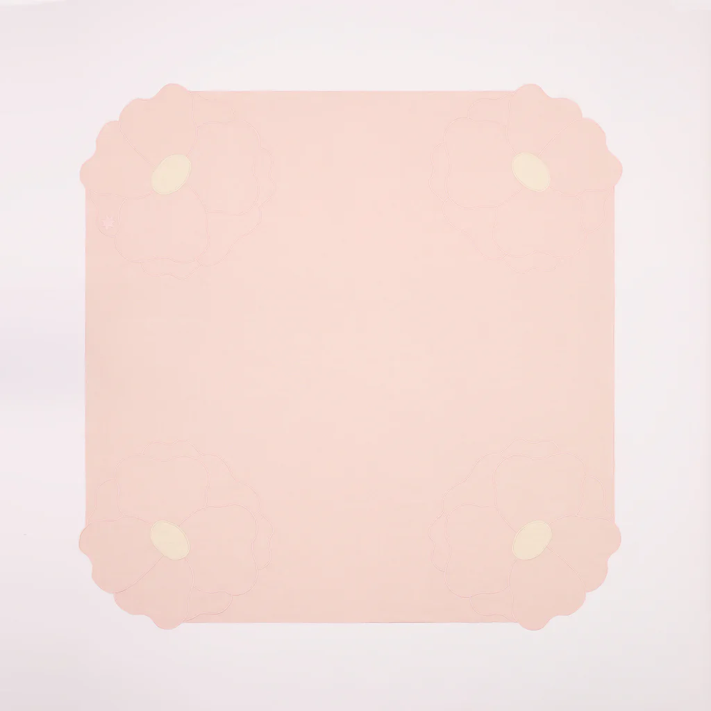 Wild Rose Tablecloth | Pink & Ivory - Image 2